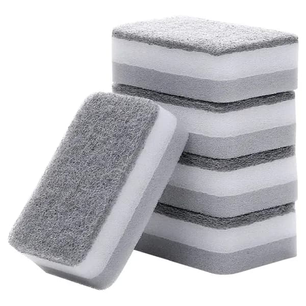 Губка для мытья посуды 3 Уровень 5 шт/сет Magic Cleansing Scrubber Mivover домашней кухни блюда миски многофункциональные чистки