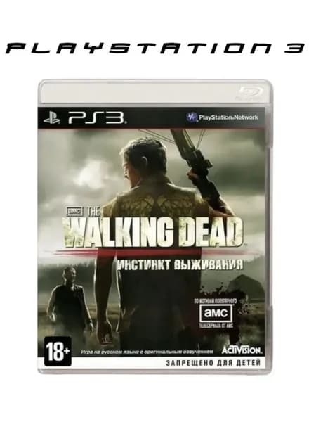 Игра Walking Dead инстинкт выживания (PlayStation 3, Русская версия)