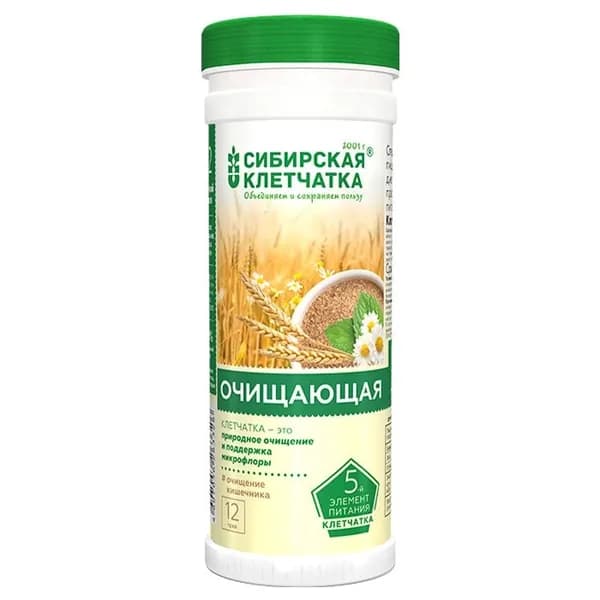 Cибирская клетчатка очищающая 170 гр/1 уп
