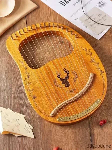 Лира-арфа Лайя 16/24 струн для начинающих, портативная компактная лира lyre, маленькая струнная арфа для самообучения, музыкальный инструмент для дома