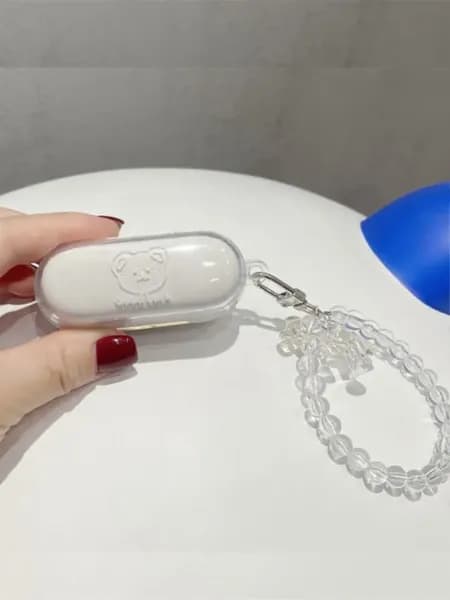 Защитный прозрачный мягкий чехол (Transparent softshell) для наушников Sony WF-C510