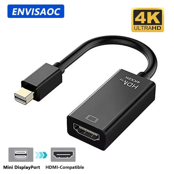 Mini DP Thunderbolt to hdmi-совместимый адаптер коннектор конвертер 4K 2K 1080P для MacBook surface ноутбук TV monitor projector