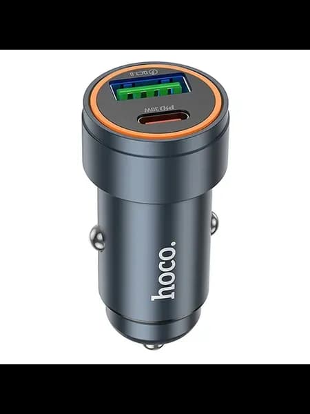 Зарядка в машину USB и Type-C 30W с кабелем