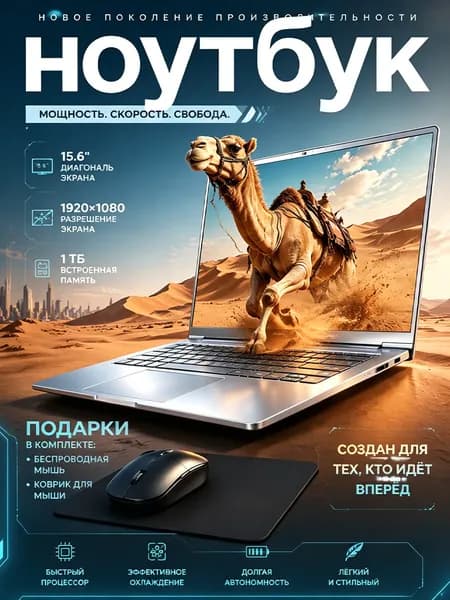 ноутбук Ноутбук 15.6", RAM 16 ГБ, Windows Pro, серебристый, хром