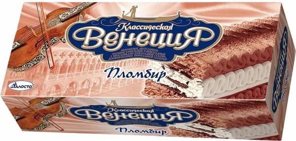 Мороженое-рулет шоколадное 450 г, Классическая Венеция