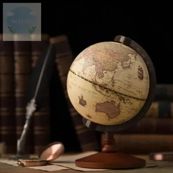 Глобус, ретро английская версия