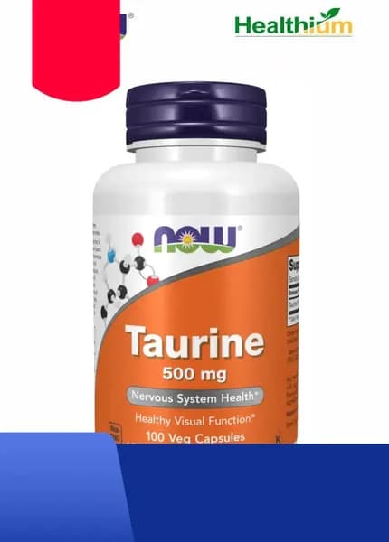 Taurine 500мг 100 капсул моно аминокислота Нау таурин