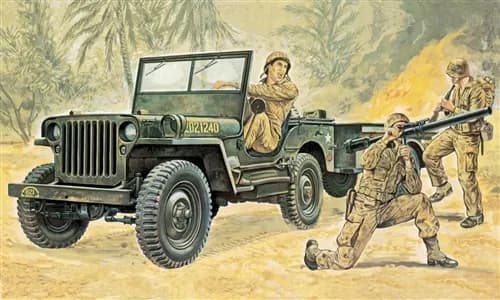 0314 сборная модель MB Jeep Willys 1/35