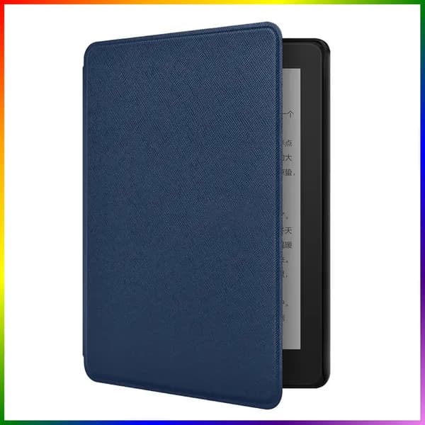 Чехол для Kindle Paperwhite 12-го поколения 2024 года и Kindle Colorsoft Signature Edition, водонепроницаемый из ПУ кожи с автоматическим пробуждением