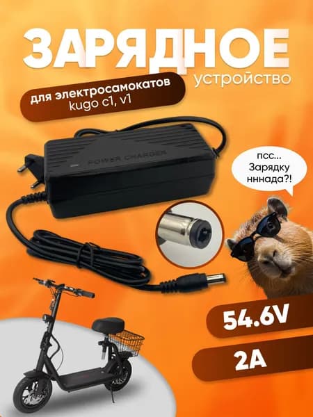 Зарядное устройство для электросамоката Kugoo C1, V1