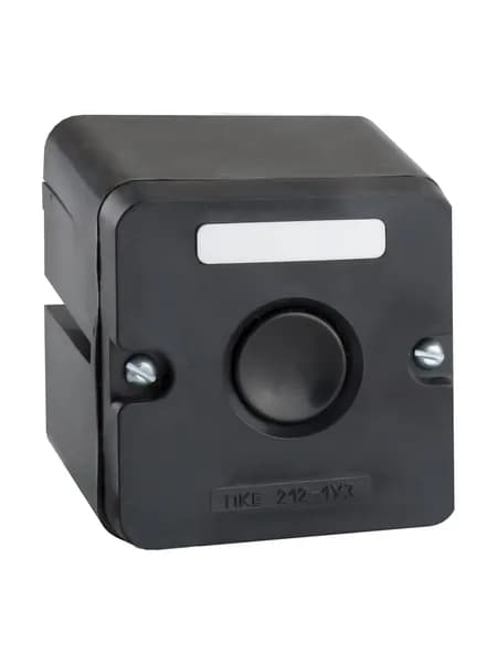 Пост кнопочный ПКЕ-222 1 У2 IP54 Черная кнопка КЭАЗ 150754