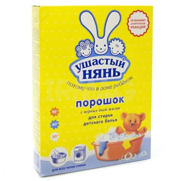 Ушастый Нянь Стиральный порошок детский, автомат, 400 гр./