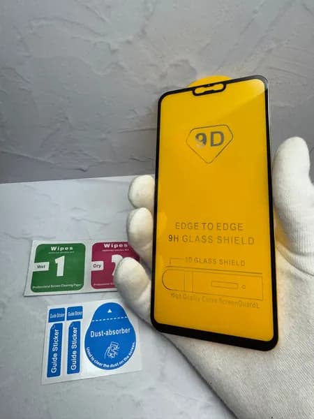 Защитное стекло "Полное покрытие" для OPPO A3s/A5 Черный
