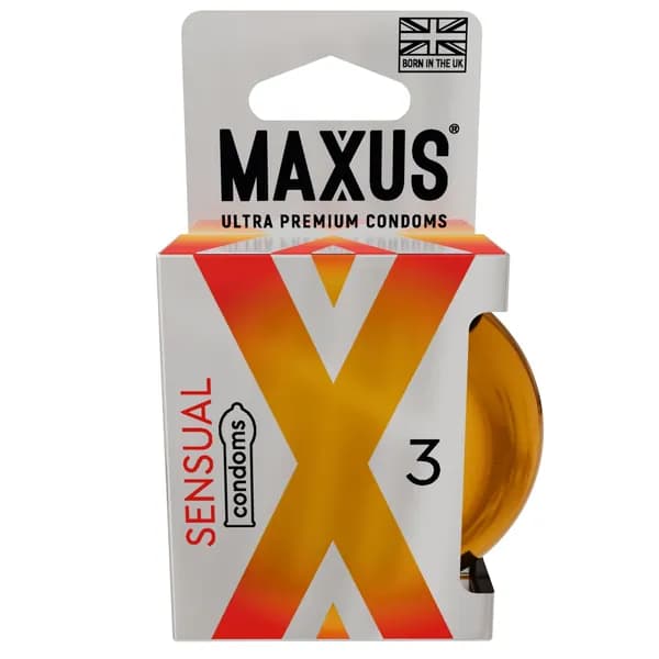Презервативы MAXUS Sensual, анатомические, 3 шт
