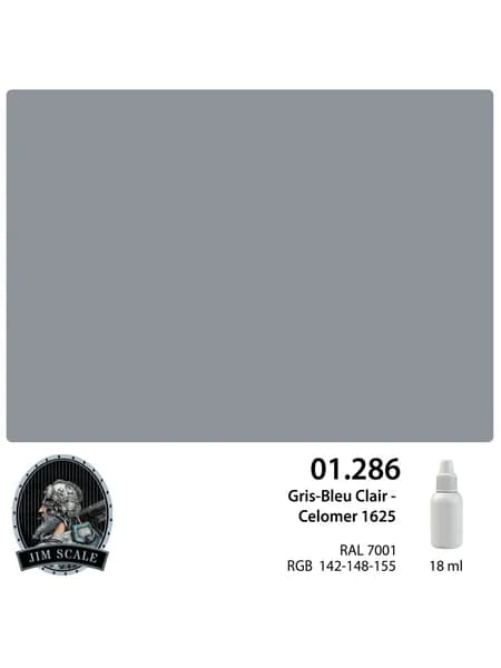 Акриловая краска Jim Scale Gris-Bleu Clair Celomer 1625, 18 мл