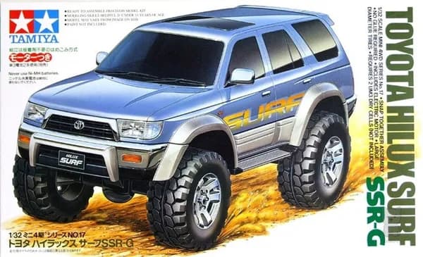 Tamiya 19017 1/32 Mini 4WD Kit Hilux Surf SSR-G 4Runner Hi-Lux сборная модель автомобиль
