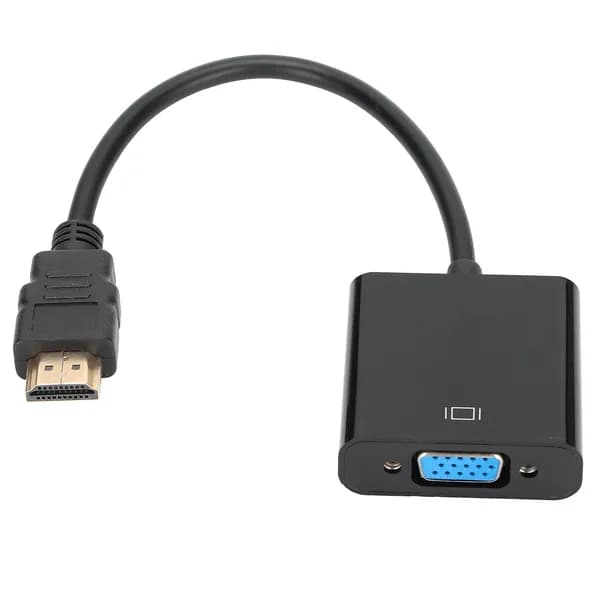 HDMI-VGA адаптер, конвертер для монитора, переходник для проектора, подключение ноутбука к телевизору