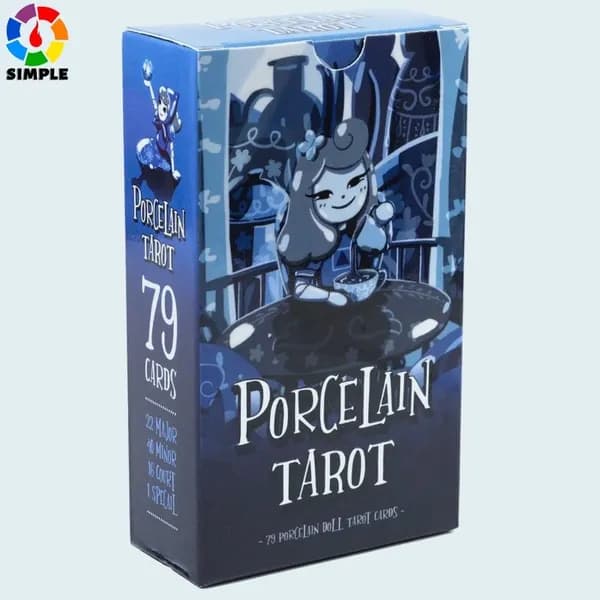 Porcelain Tarot Фарфоровое Таро 79 Фарфоровые Кукольные Карты Таро