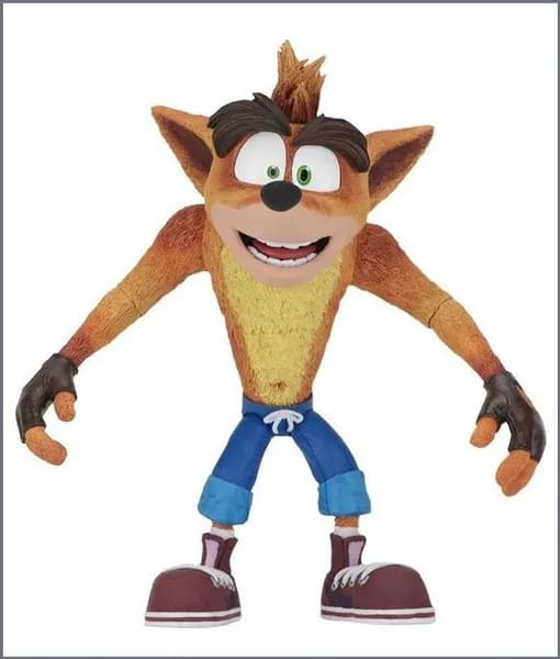 Подвижная фигурка Крэш Бандикут Crash Bandicoot Neca