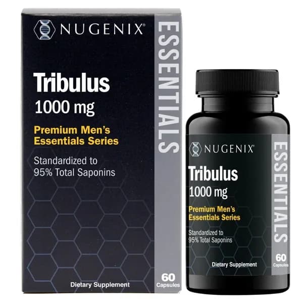 Nugenix Essentials Добавка с экстрактом трибулуса террестриса, 1000 мг, 60 капсул.