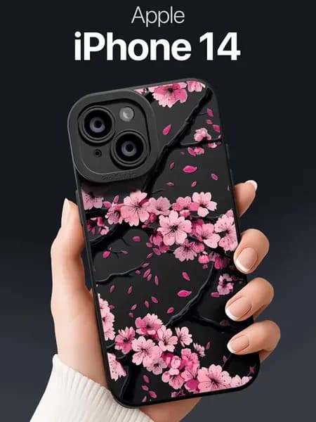 Чехол на iPhone 14 с сакурой
