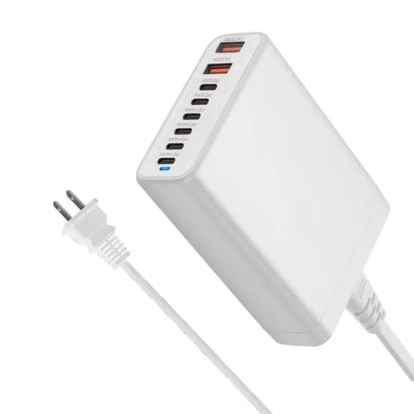 580W Многофункциональный зарядный адаптер с 8 портами