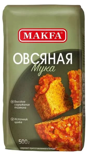 Мука Makfa овсяная 500 г