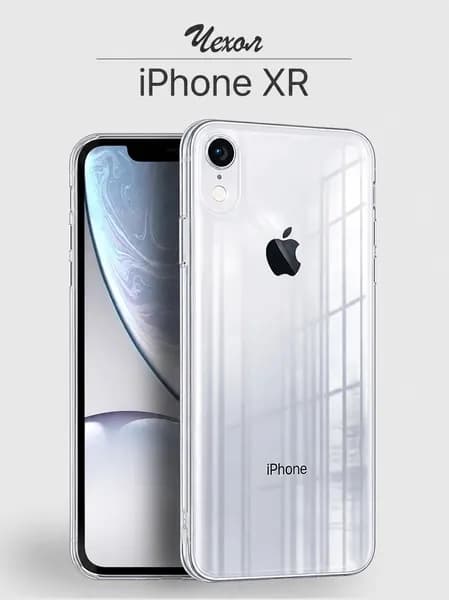 Чехол на Айфон XR прозрачный силиконовый противоударный с защитой камеры iPhone XR