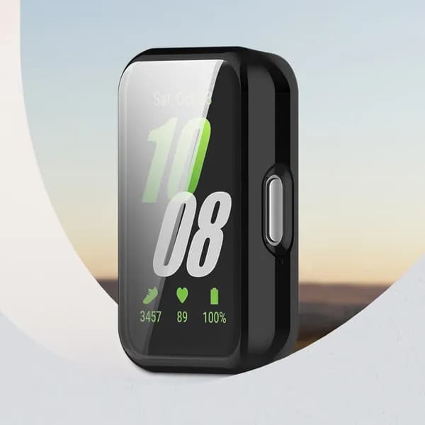 Чехол ТПУ для Samsung Galaxy Fit3, полное покрытие, чёрный