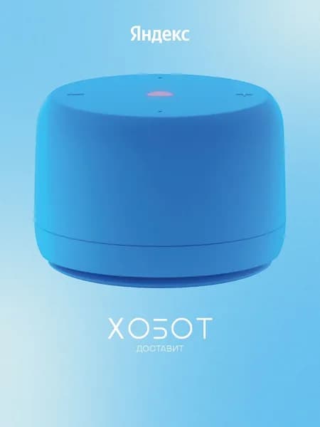 Умная колонка Яндекс Станция Лайт 2 с Алисой без часов (YNDX-00028BLU) беспроводная (Bluetooth), 6 Вт, синий