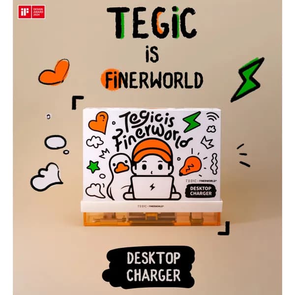 Станция зарядки многопортовая Tegic FinerWorld 130W