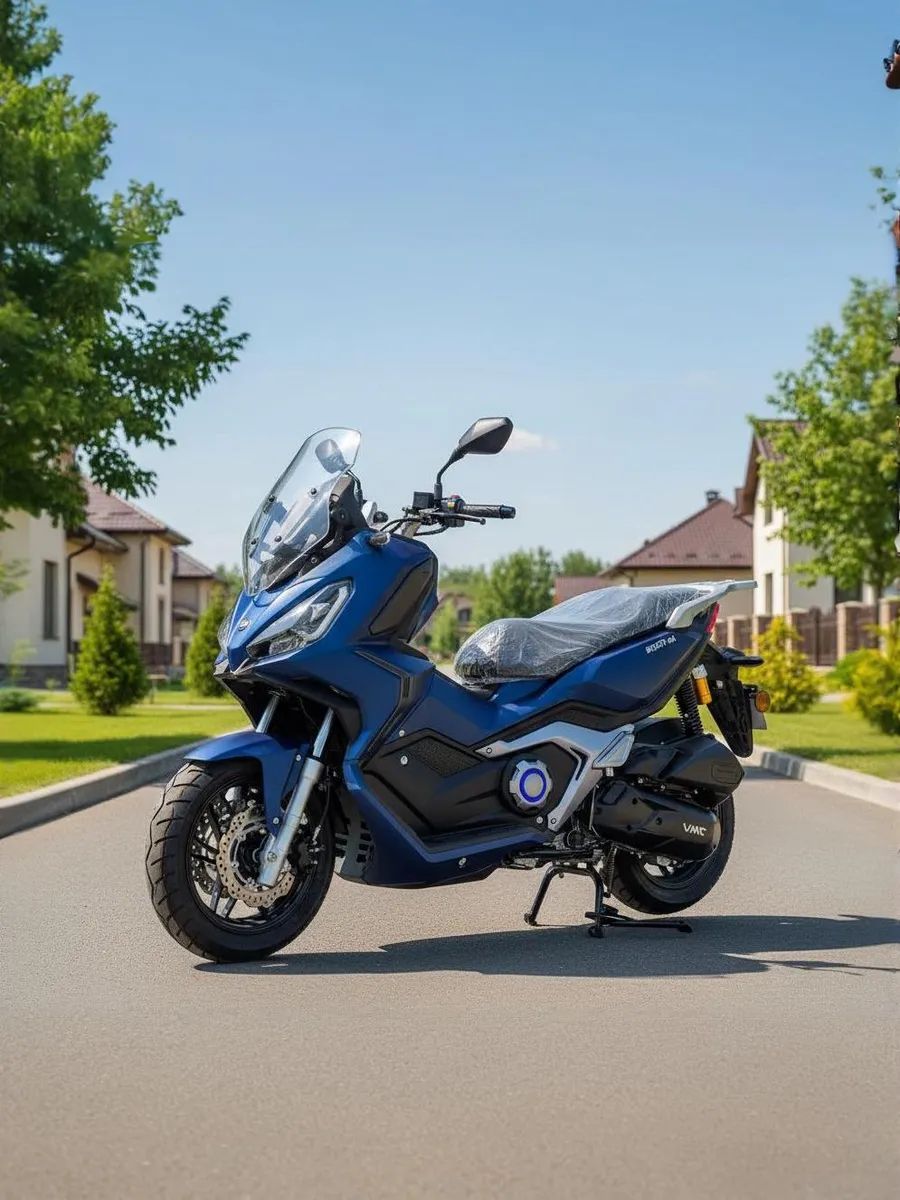 Скутер макси VMC JET ADV 150 см3, EFI ( мат. синий)