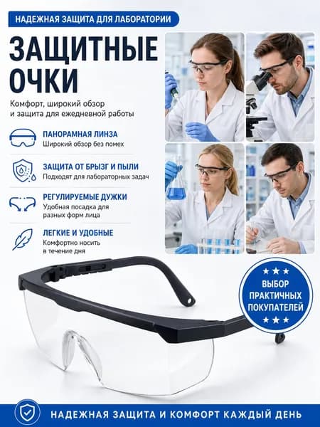 Очки защитные, 1 шт.
