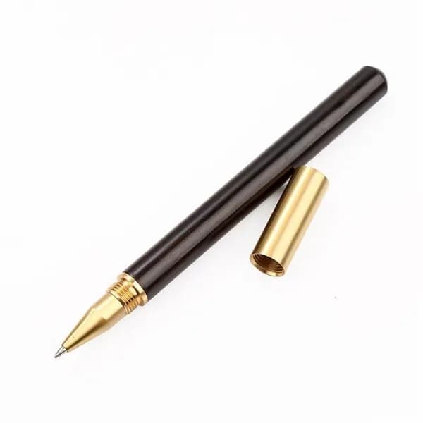 1 латунная ручка для подписи из сандалового дерева orb pen-черный