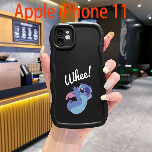 Чехол для iPhone 11 с рисунком 'Колесо и строчка'
