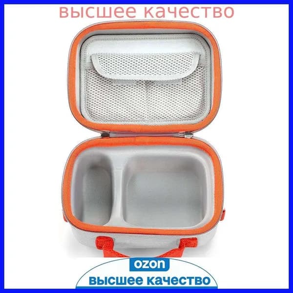 Самый популярный в 2026 годуЧехол для Yoto Player 3-го поколения, ударопрочный, с отделением для карт, серый
