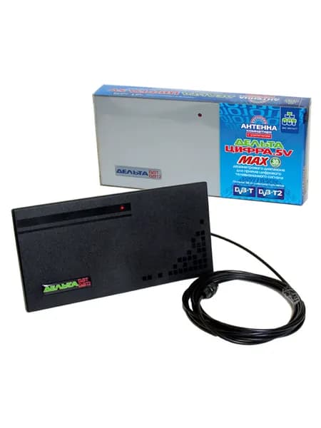 Комнатная активная антенна Дельта 5V MAX