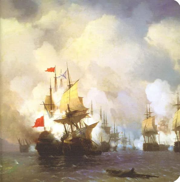 Блокнот 40 листов, 17*17 см, нелинованный "Ayvazovsky" (N1609)