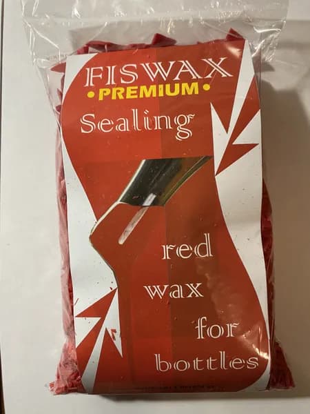 Красный укупорочный воск от компании fiswax (454 гр.)