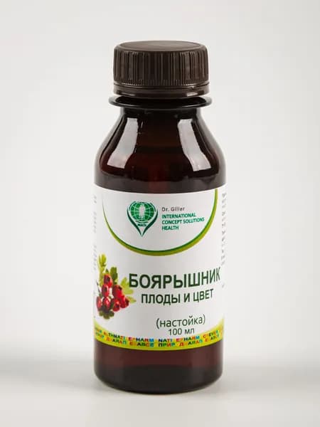 Настойка боярышника плоды при гипертонии, тахикардии, 100 мл