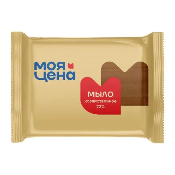 Мыло Моя цена хозяйственное 72% 150г