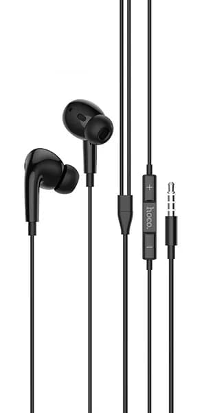 Проводные наушники hoco M1 Pro / mini jack 3.5мм / с пультом и микрофоном / черные