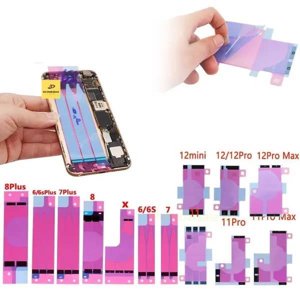 (Для Iphone 11 Pro) Клейкая Лента Для Батареи Kd Для Iphone 6 6S 7 8 Plus 11 11 Pro 12 Pro Max 12 Mini 13 Mini Pro Max. Запасная Часть Для Замены Батареи Телефона.