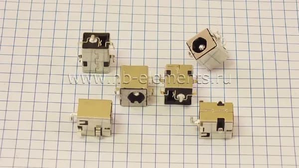 Разъем питания (2,5mm pin), Asus A52, A53, K52, K53, U52