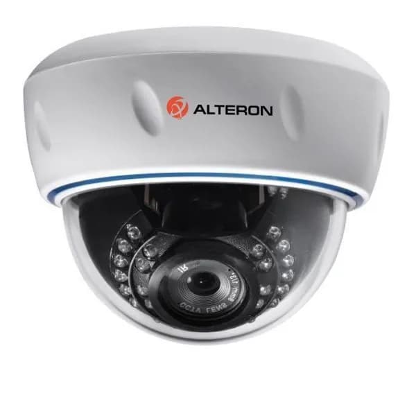 Камера видеонаблюдения Alteron KAD X12 (AHD/HD-TVI/HD-CVI/960H), купольная, мультиформатная, варифокальный оъектив и ИК-подсветка