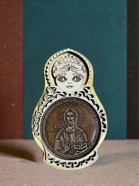 Магнит на холодильник Матрешка 10см