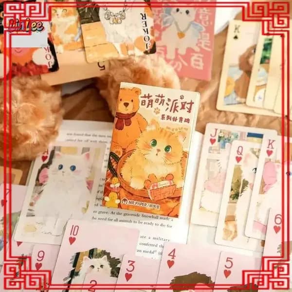 Игральные карты "Милые питомцы" с кошками и собаками