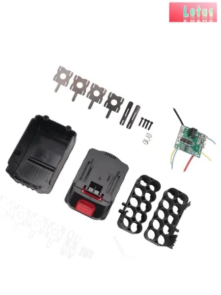 21V Аккумуляторный Блок 10S Для Литий-Ионных Аккумуляторов 18650 16.8V 4S Корпус Батареи PCBA Аксессуары