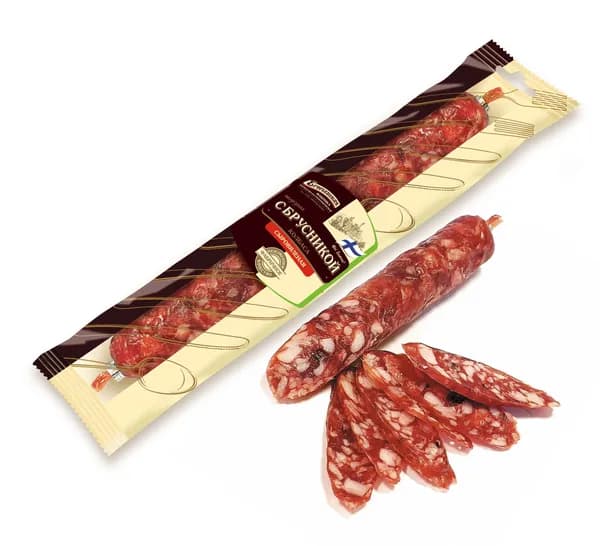 Колбаса сыровяленая КФ ЕГОРЬЕВСКАЯ с брусникой, 100г