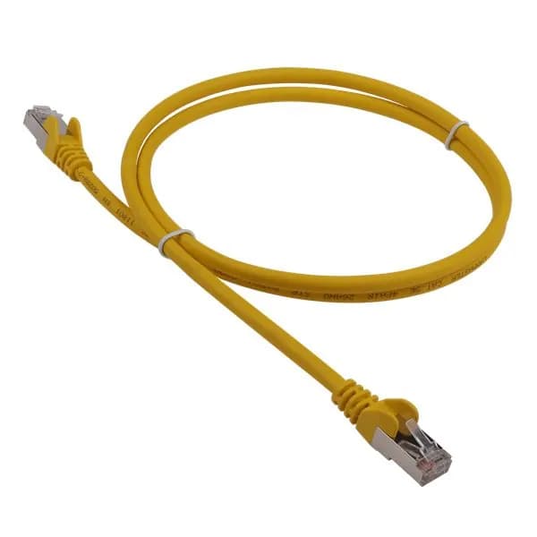 Патч-корд 0.5 метра LANMASTER, 4 пары, cat.5е, желтый, RJ-45 (LAN-PC45/S5E-0.5-YL)